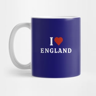 I Love England Mug